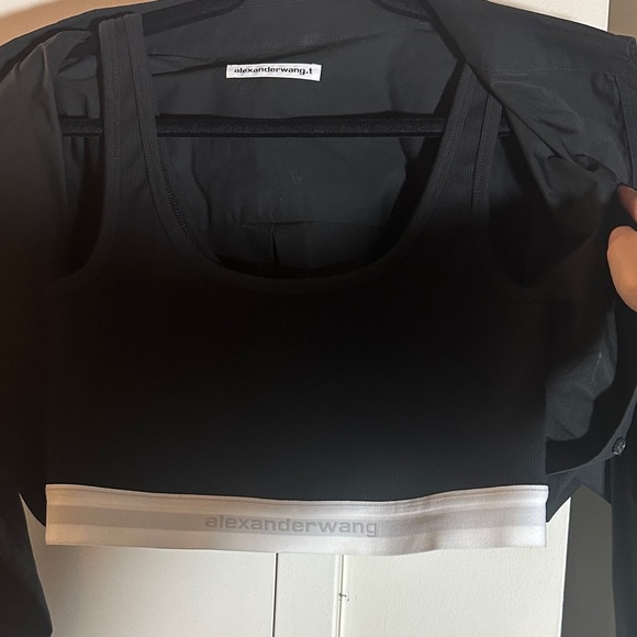 NWT Alexander Wang Black Layered Top Set - Picture 5 of 7